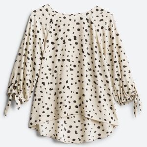 Papermoon “Larie” Tie Sleeve Blouse